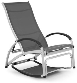 Beverly Wood, leagăn de soare, scaun balansoar, aluminiu, gri