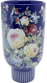 Vaza decorativa Rose Magic albastru 27 cm