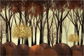 Tablou - Pădure decorativă (90x60 cm)