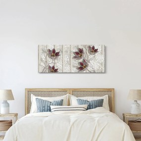 Tablou - Flori decorative (120x50 cm)