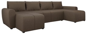Set canapea universala, maro, DELIN U UNI