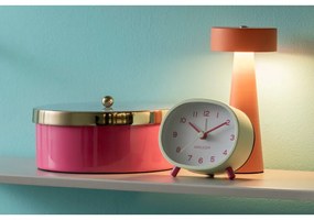 Cutie de depozitare roz din metal decorativă ø 16x6 cm Double Funky – PT LIVING