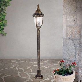 Stalp iluminat exterior IP23 H112cm August AL 11-1122/1 Patina OR