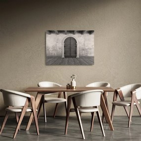 Tablou pe sticlă - Ușa misterioasă (70x50 cm)
