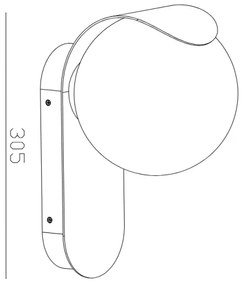 Aplică de exterior Nordlux DALIUS 1xE27/10W/230V IP44