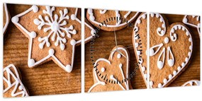 Tablou - Turtă dulce (cu ceas) (90x30 cm)