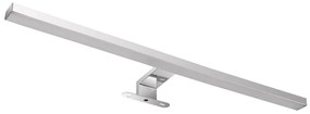 Aplica LED pentru baie design modern IP44 Jaime argintiu, opal