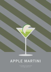 Ilustrație Drink Apple Martini, Paperago