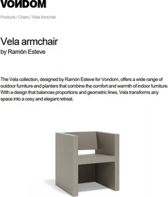 Scaun design modern, exterior, interior, VELA CHAIR 54052 Vondom