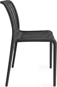 Reducere Scaun din plastic TREGO, antracit, calitate II.
