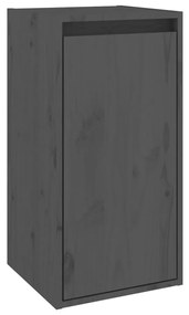 813489 vidaXL Dulap de perete, gri, 30x30x60 cm, lemn masiv de pin