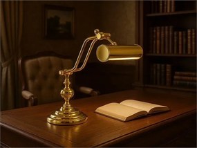 Lampa de birou din alama design clasic Study Lamp