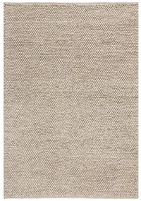 Covor gri deschis țesut manual din amestesc de lână 160x230 cm Minerals – Flair Rugs
