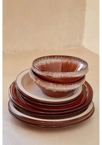 Bol cărămiziu-bej din gresie ø 17 cm Poterie – Casafina