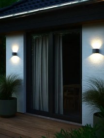 Aplica LED de exterior ambientala stil nordic IP44 Milda antracit