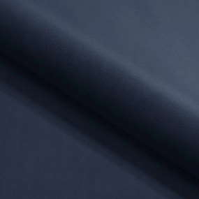 Canapea albastră extensibilă cu tapițerie din catifea 148 cm York Blik – Ropez