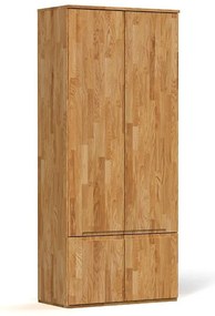 Dulap de stejar 90x206 cm Vento 2 - The Beds