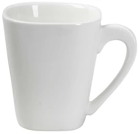 Cana cafea/ceai, portelan, 220ml, alb, Kubiko/Fala
