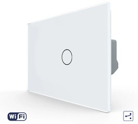 Intrerupator Simplu Cap Scara / Cruce Wi-Fi cu Touch LIVOLO, standard italian – Serie Noua