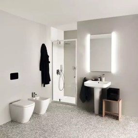 Lavoar suspendat Ideal Standard i.life B alb lucios 50 cm cu orificiu baterie si preaplin