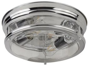 Searchlight - Plafonieră EDINBURGH I 2xE27/40W/230V crom