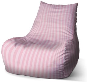Sac de șezut Bean dungi roz - pentru copii, roz