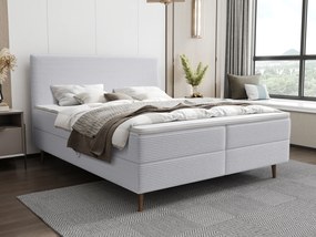 Pat de o persoană 120 cm Napoli Bonell (Gri) (cu somieră, cu sp. depozitare). 1082439