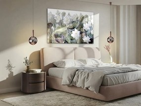 Noptiera ovala cu 2 sertare Enoc stejar inchis