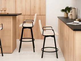 Scaun Henrich (crem + negru). 1110627