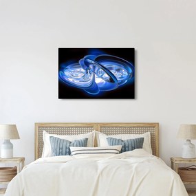 Tabloul abstract albastru (90x60 cm)