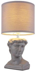 Lampa de masa ceramica gri HERMES