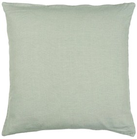 Husa de perna verde MISTY JADE din in 50x50 cm