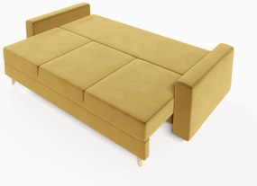 Canapea extensibilă Kineton (galben). 1007751