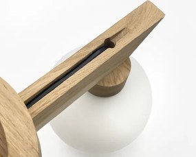 Plafonieră aplicată ANTONIO 2xG9/5W/230V stejar/alb