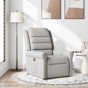 vidaXL Scaun extensibil din stofă gri nor