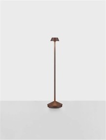 Lampadar/Lampa de podea LED de exterior IP65 ARION maro rustic
