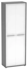 Dulap inalt cu rafturi, grafit alb, RIOMA NEW TYP 05