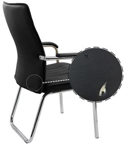 RESIGILAT - Scaun de asteptare HRC 614 negru