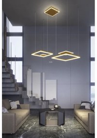 Redo 01-2615 - Lustră LED dimmabilă suspendată pe cablu SIGUA LED/137W/230V CRI 90, auriu