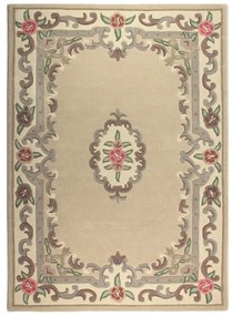 Covor din lână Flair Rugs Aubusson, 120 x 180 cm, bej