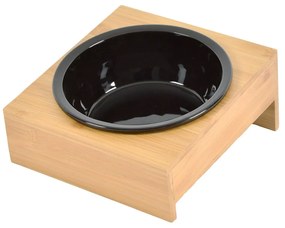 Bol cu suport pentru câini, din bambus ø 16 cm – Love Story