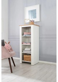 Bibliotecă pentru copii albă 49x116 cm Ava – Roba