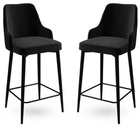 Set de scaune de bar Enox Black, 2 buc.