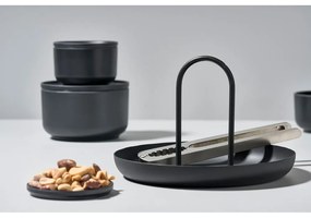 Tavă servire metalică Zone Singles, ø 20 cm, gri deschis