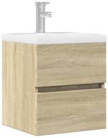 vidaXL Dulap de chiuvetă, stejar Sonoma, 41x38,5x45 cm, PAL