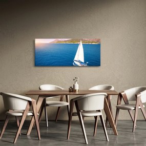 Tablou - Excursie cu navă (120x50 cm)