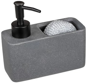 Dozator de săpun gri din polirășină 0,15 l Woya - Wenko