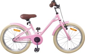 vidaXL Bicicletă pentru Copii 20 Inci pentru 6-11 ani Roz deschis