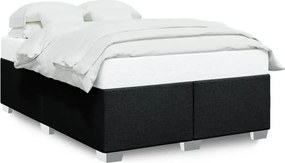 vidaXL Cadru de pat fără saltea, negru, 160x200 cm, textil