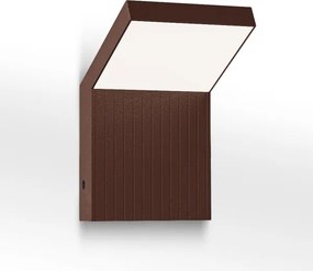 Brilagi - Aplica de perete LED de exterior RIANO LED/8W/230V maro IP65
